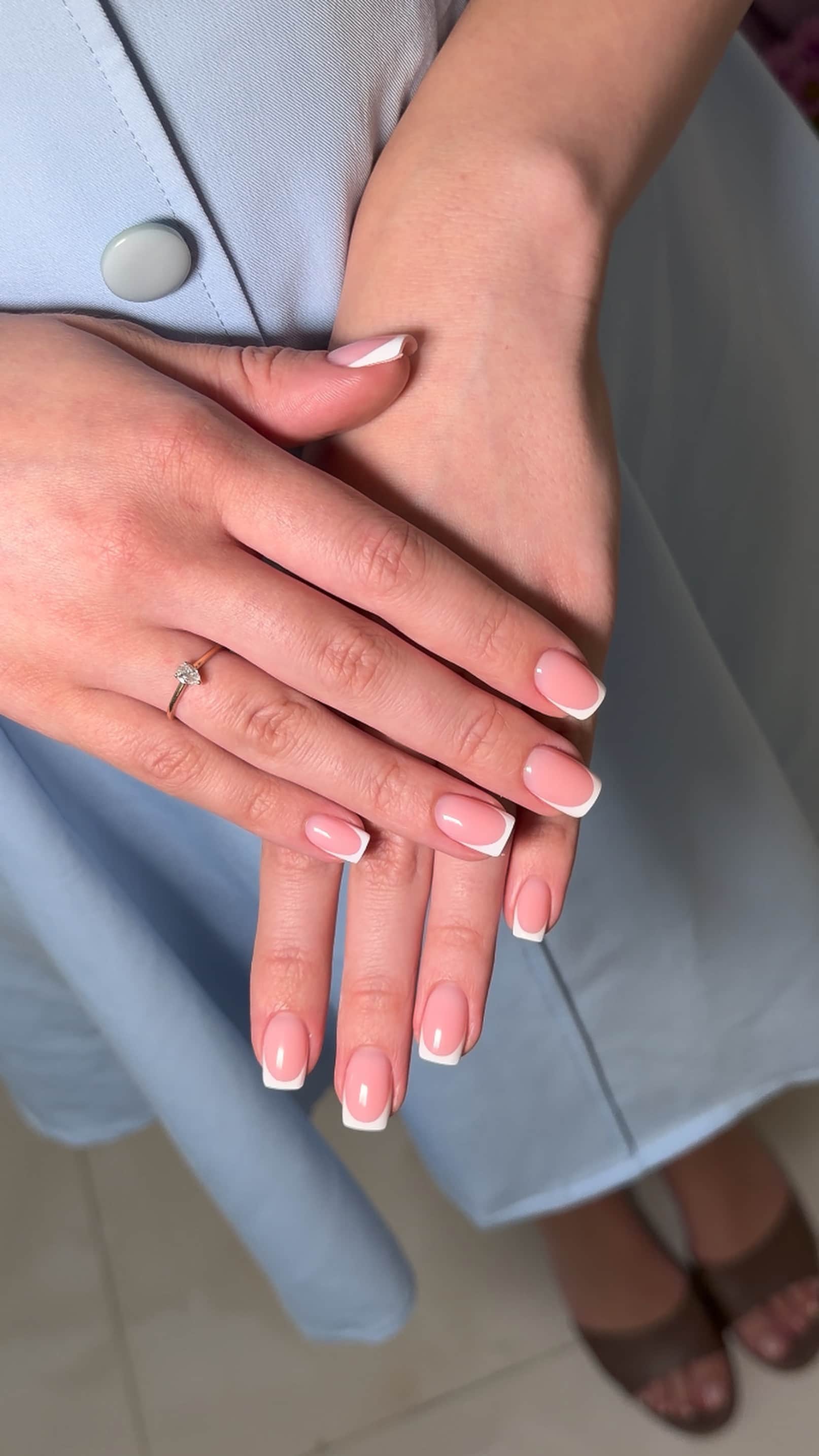 Russian Gel Overlay with French Tip